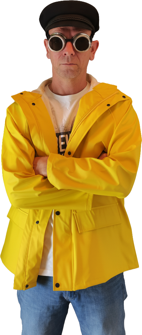 DEICHBRECHER in gelber Jacke